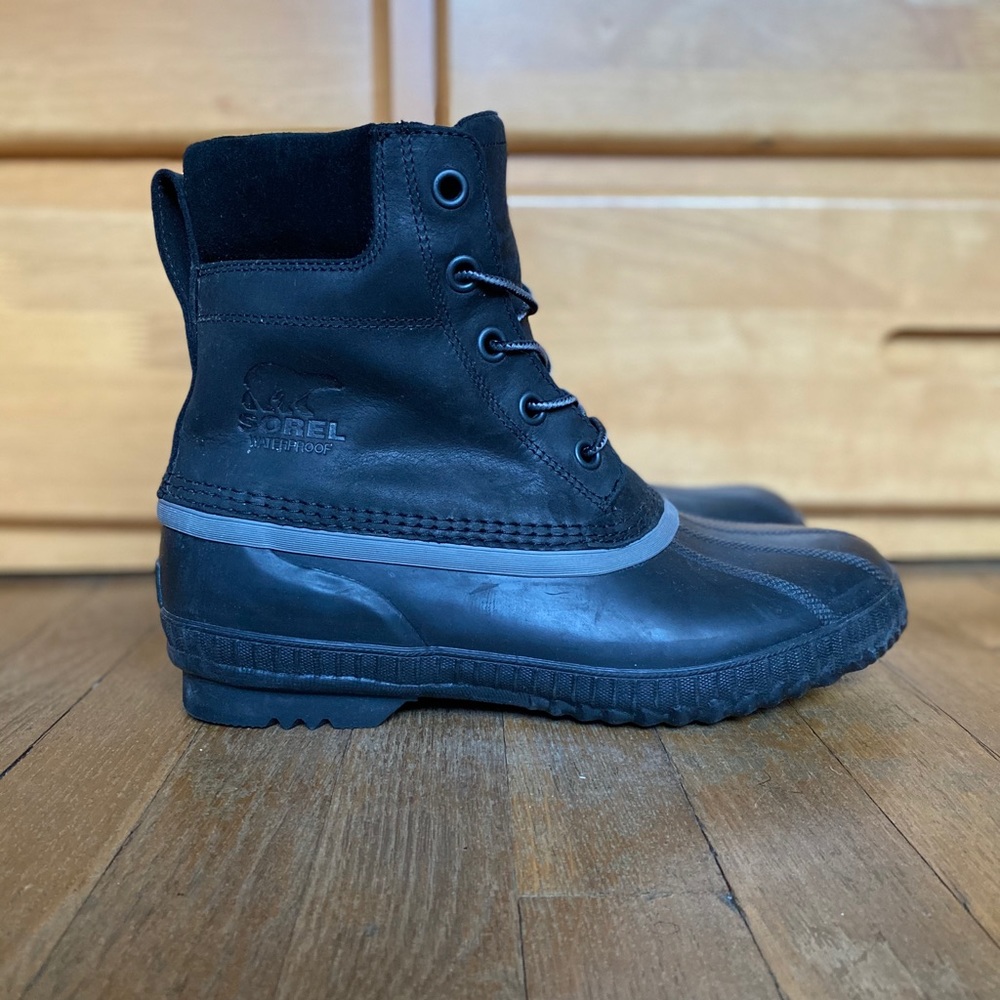 Sorel Cheyanne II Lace Boot Black Sz. 10.5